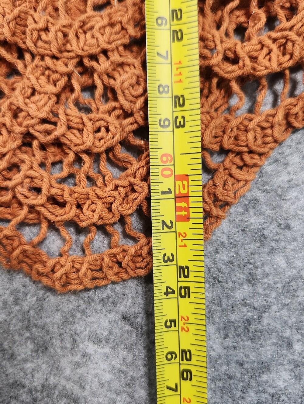 Roommates Romantic Rust Crochet Cotton Camisole Tank Top Size Small - Picture 5 of 9